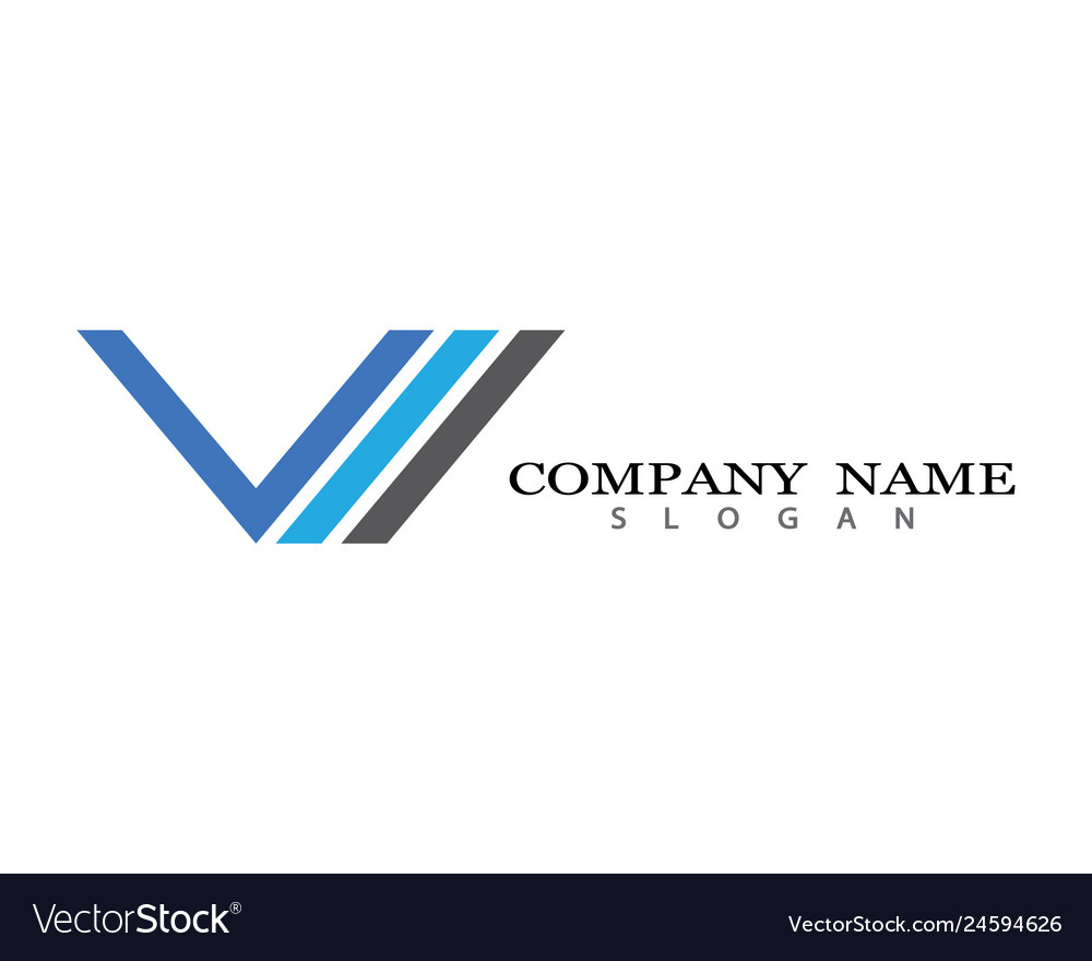 V letter icon design