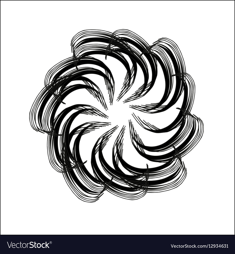 Abstract swirl retro pattern Royalty Free Vector Image