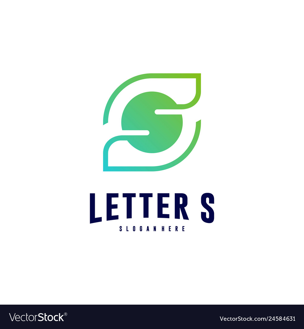 Letter s logo icon design konzepte initial