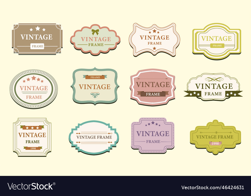 Set of labels