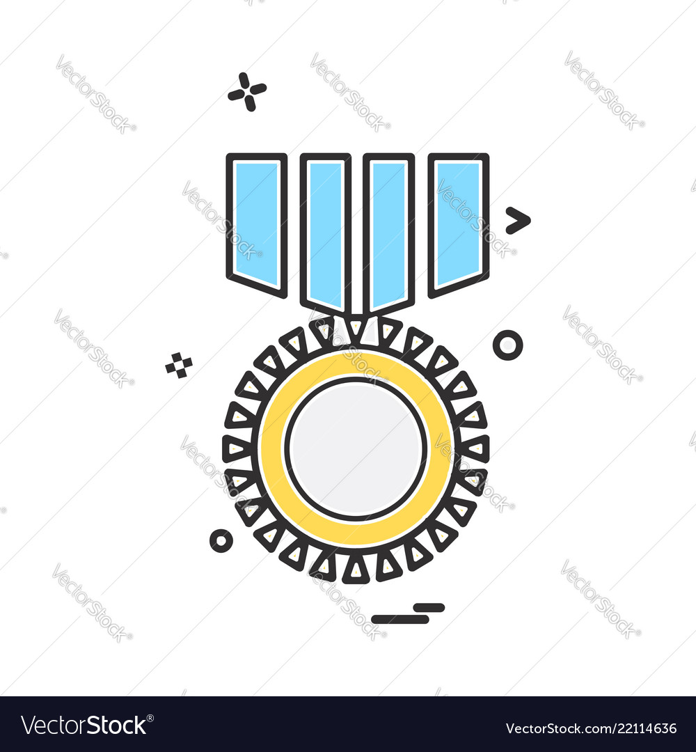 Medal icon design