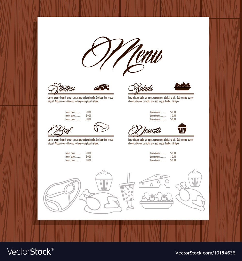 Menu restaurant kitchen icon graphic