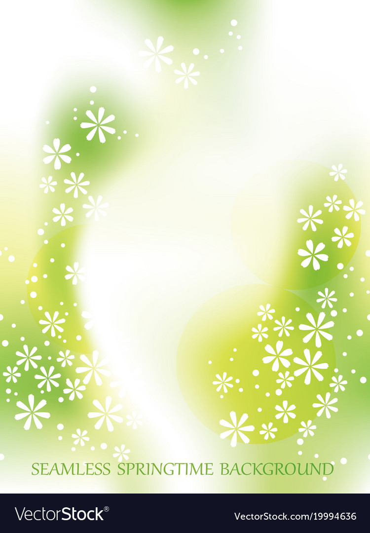 Springtime seamless background