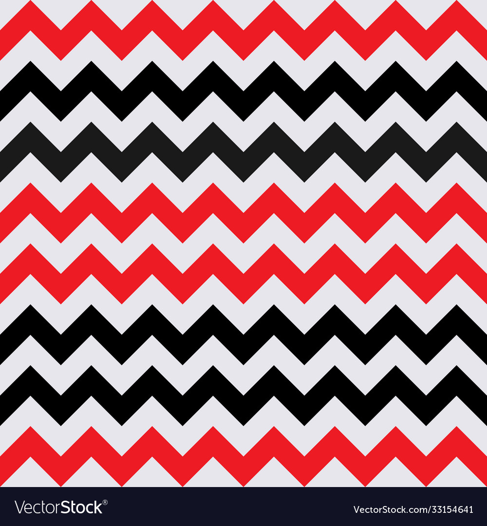 Abstract black red geometric zigzag texture