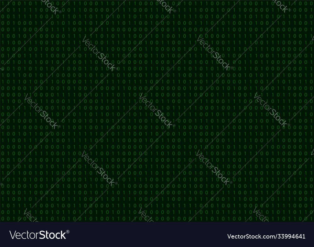 Digital binary code seamless pattern