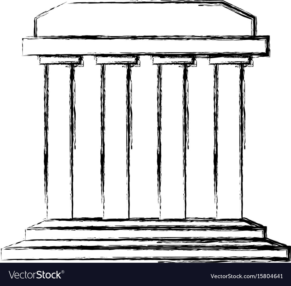 Roman colums building