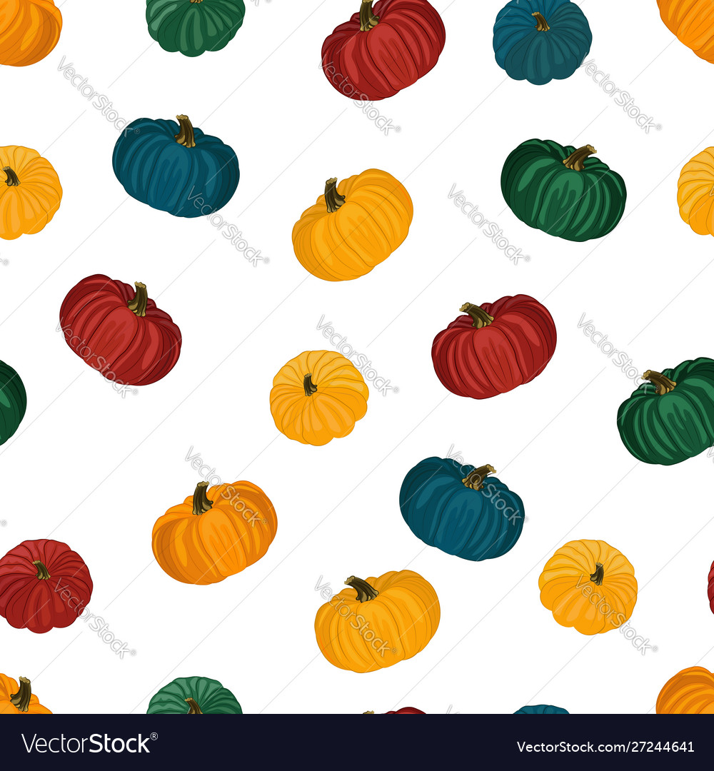 Seamless Pattern With Image Colorful Royalty Free Vector