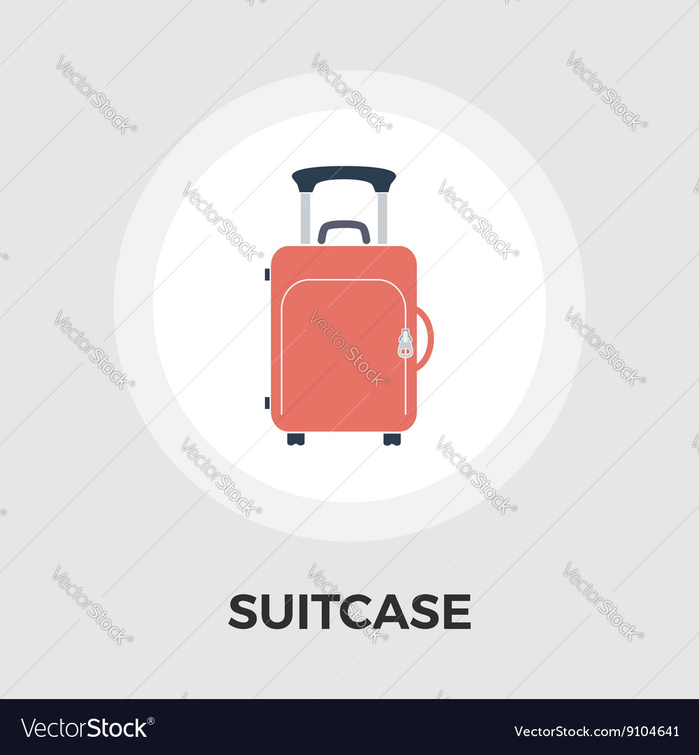 Suitcase flat icon