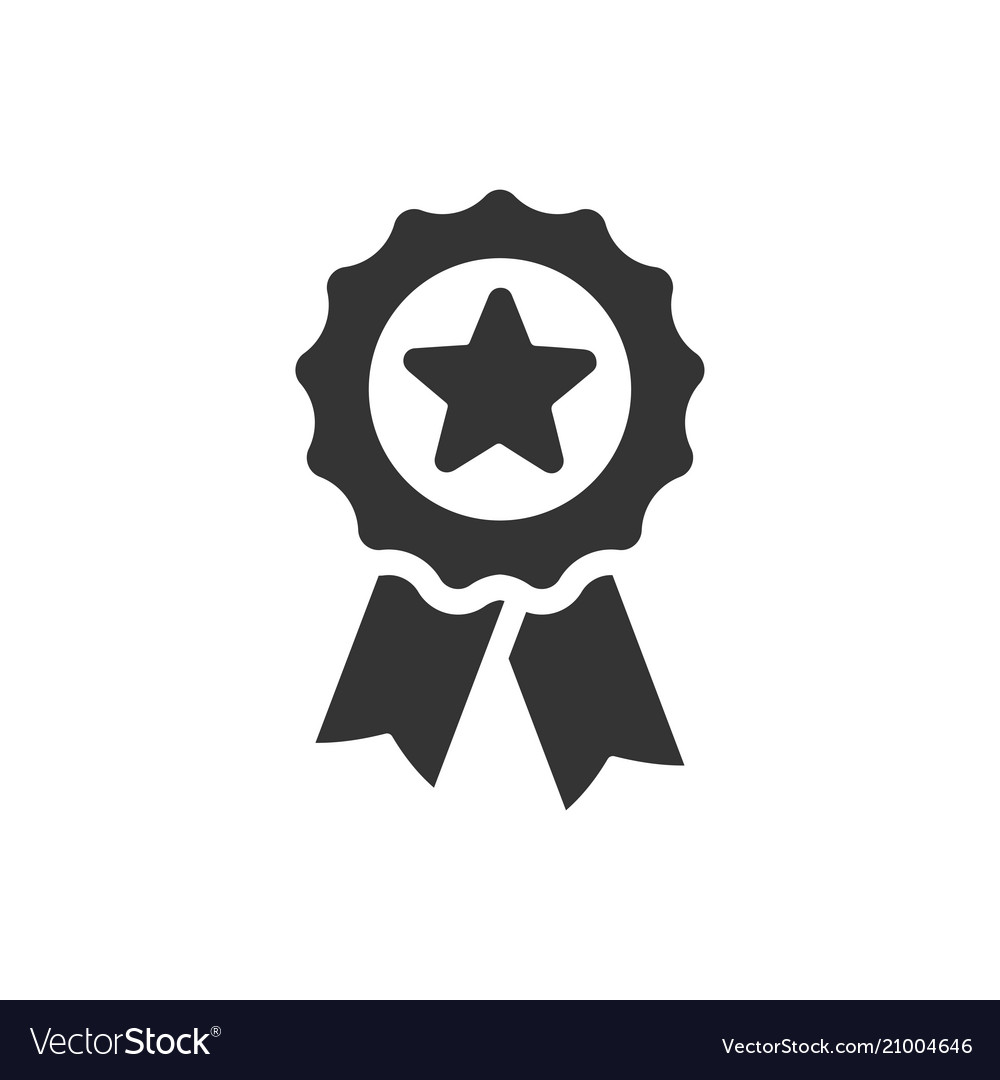 Award badge icon Royalty Free Vector Image - VectorStock