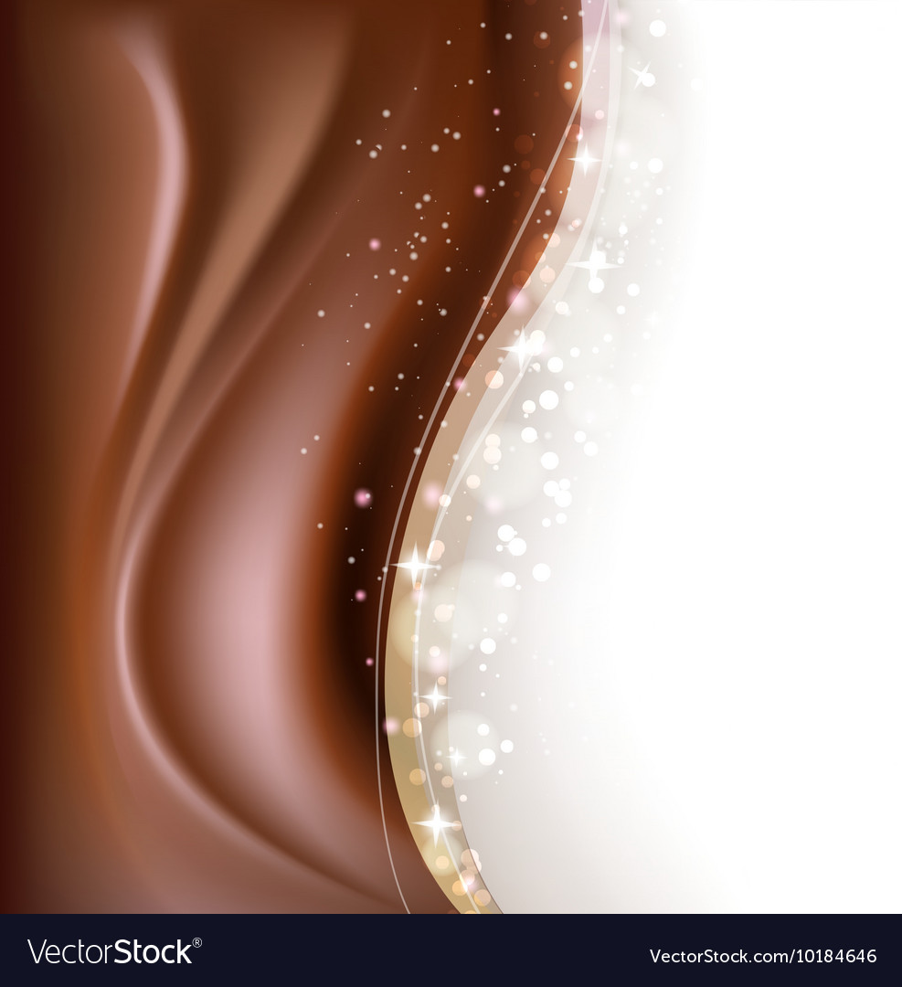 Chocolate brown background Royalty Free Vector Image