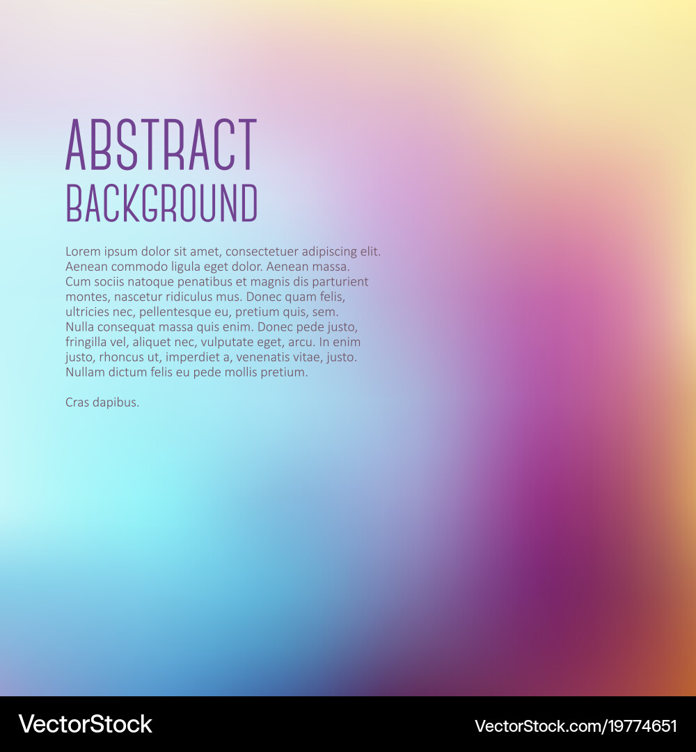 Abstract blurred background Royalty Free Vector Image