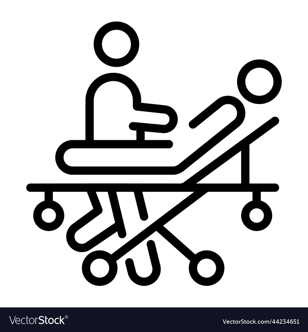 Stretcher Royalty Free Vector Image - VectorStock