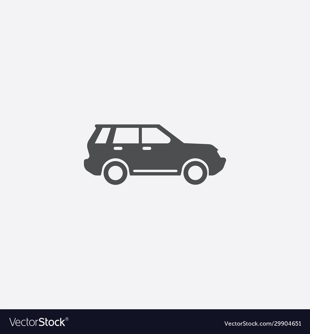 Suv icon Royalty Free Vector Image - VectorStock