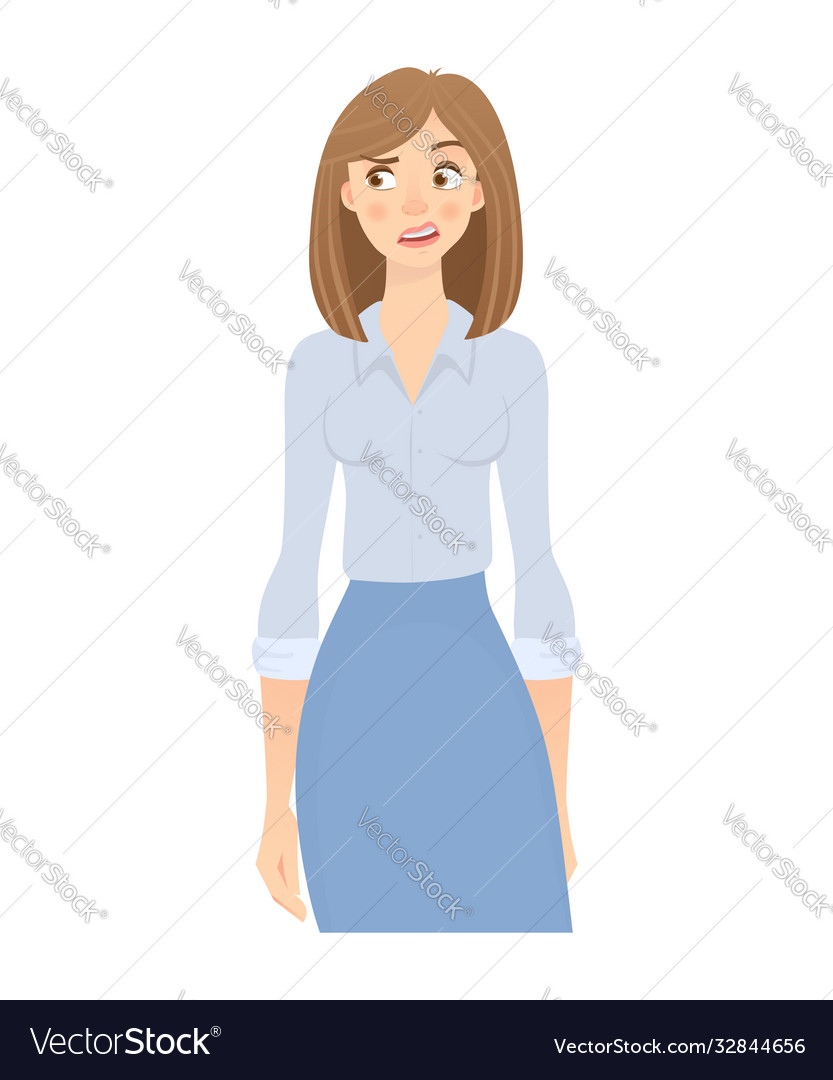 Business woman isolated