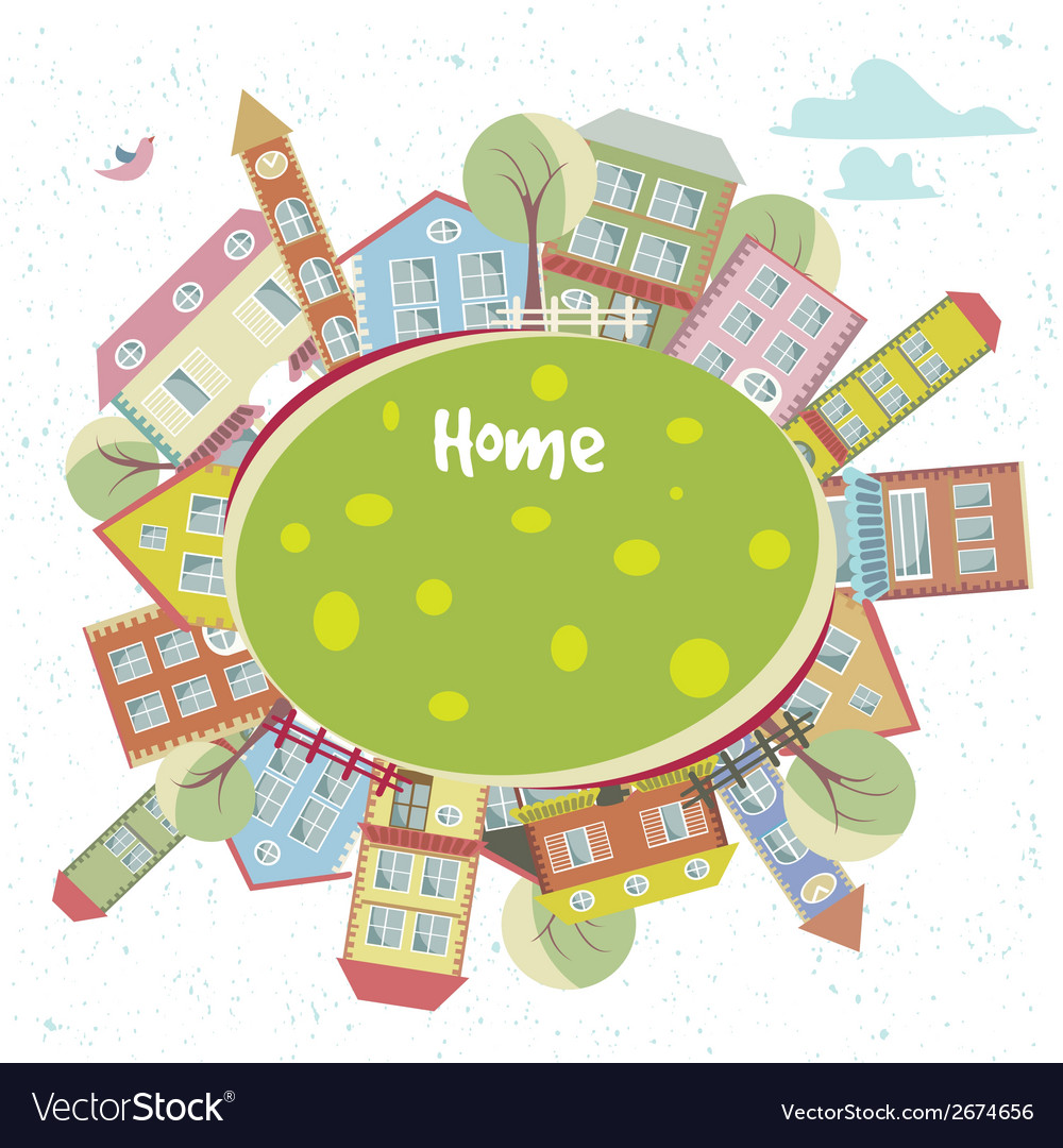 Home background Royalty Free Vector Image - VectorStock