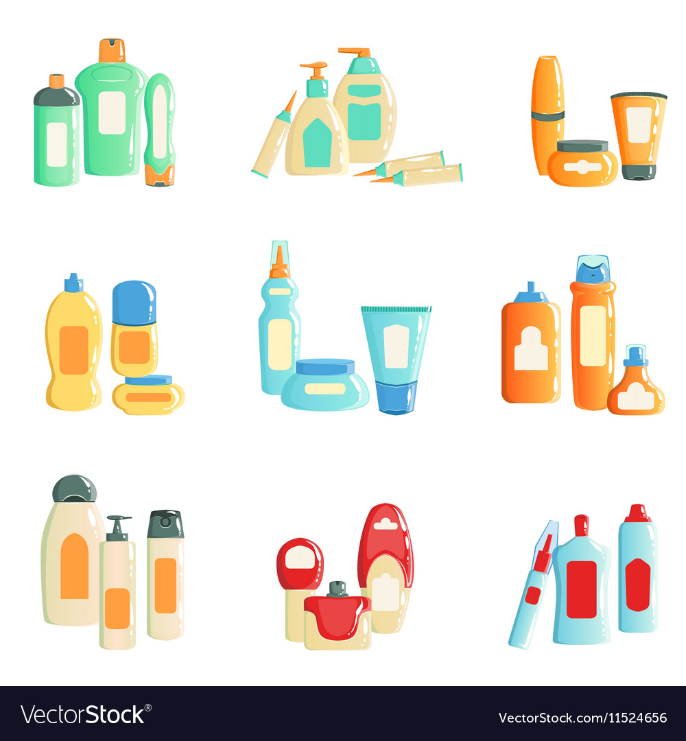 Spa products bottles sets collection