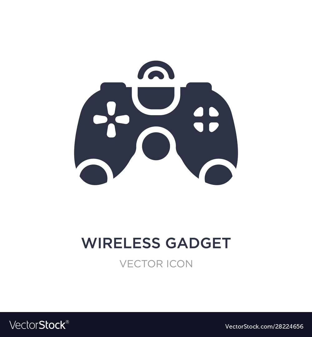 Wireless gadget icon on white background simple