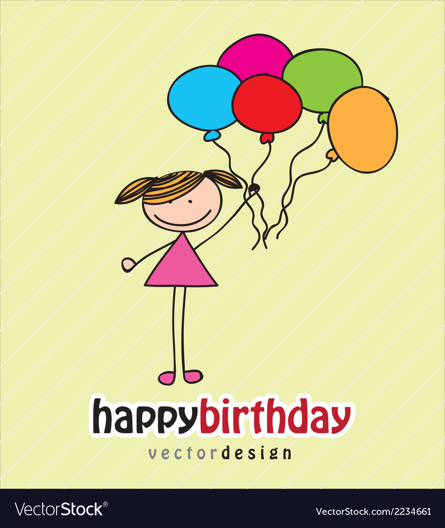 Happy birthday Royalty Free Vector Image - VectorStock