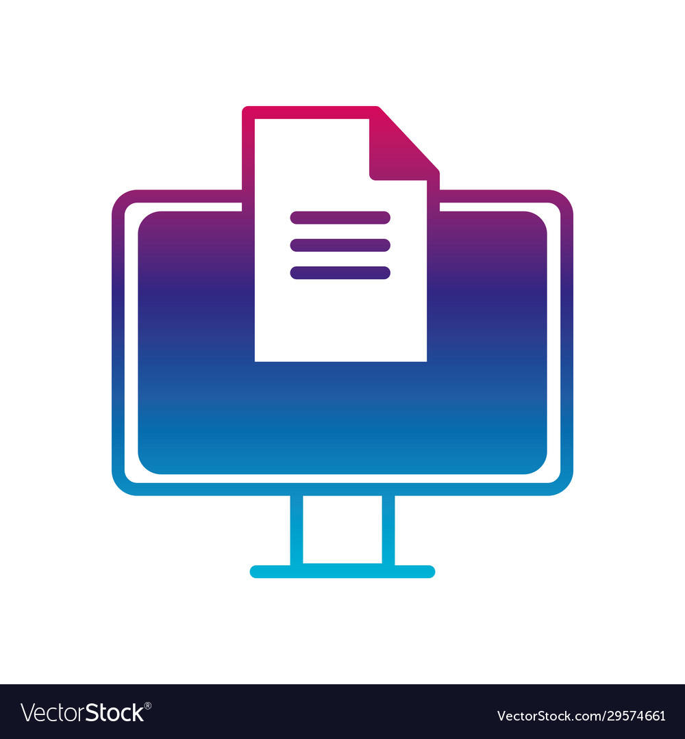 Isolated digital computer and document gradient