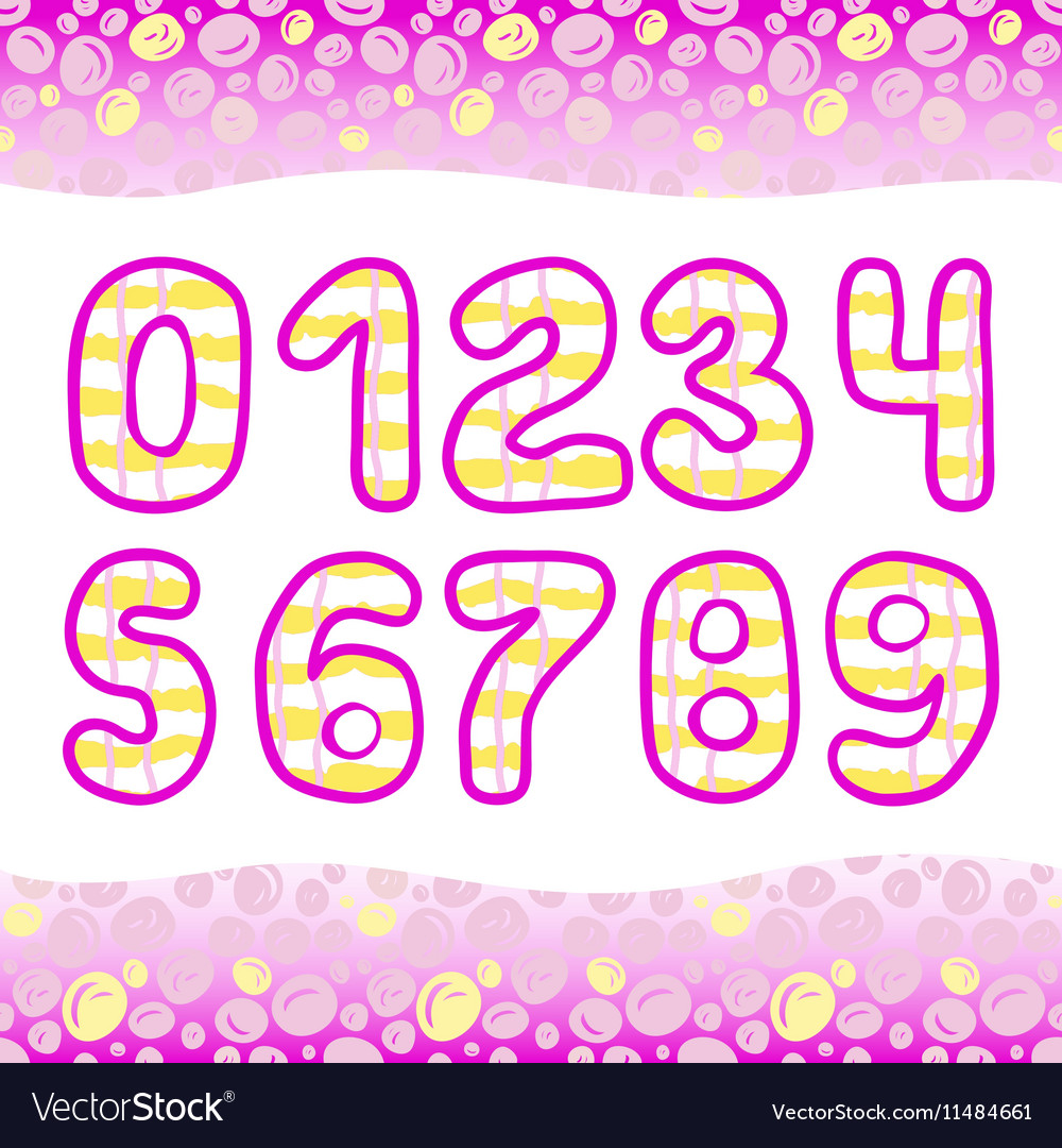 Numbers 1234567890  Numbers typography, Graphic design class, Logo design