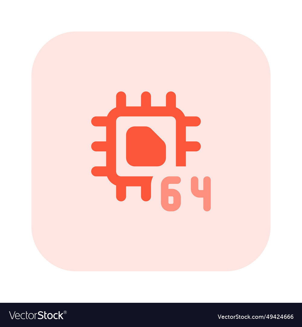64-bit cpu designed for data processing