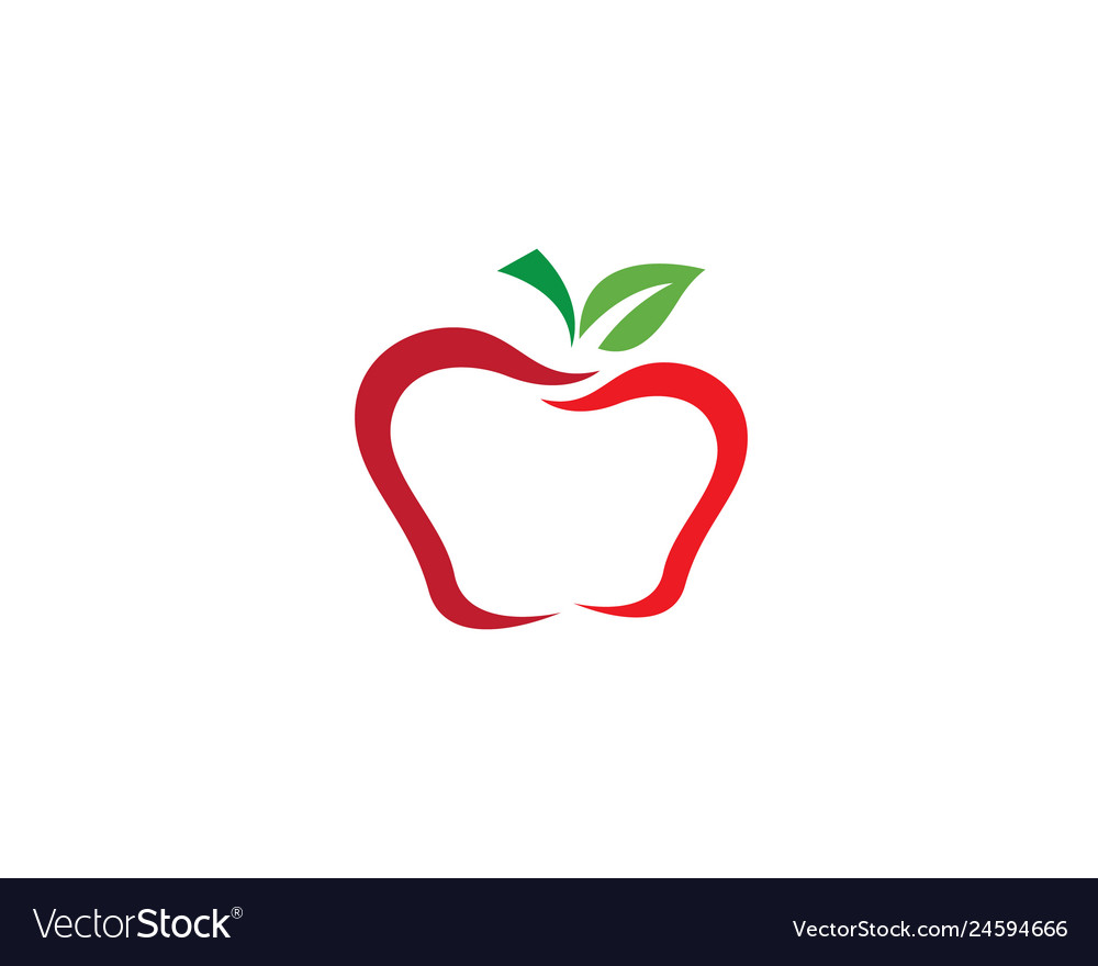 Apple symbol Royalty Free Vector Image - VectorStock