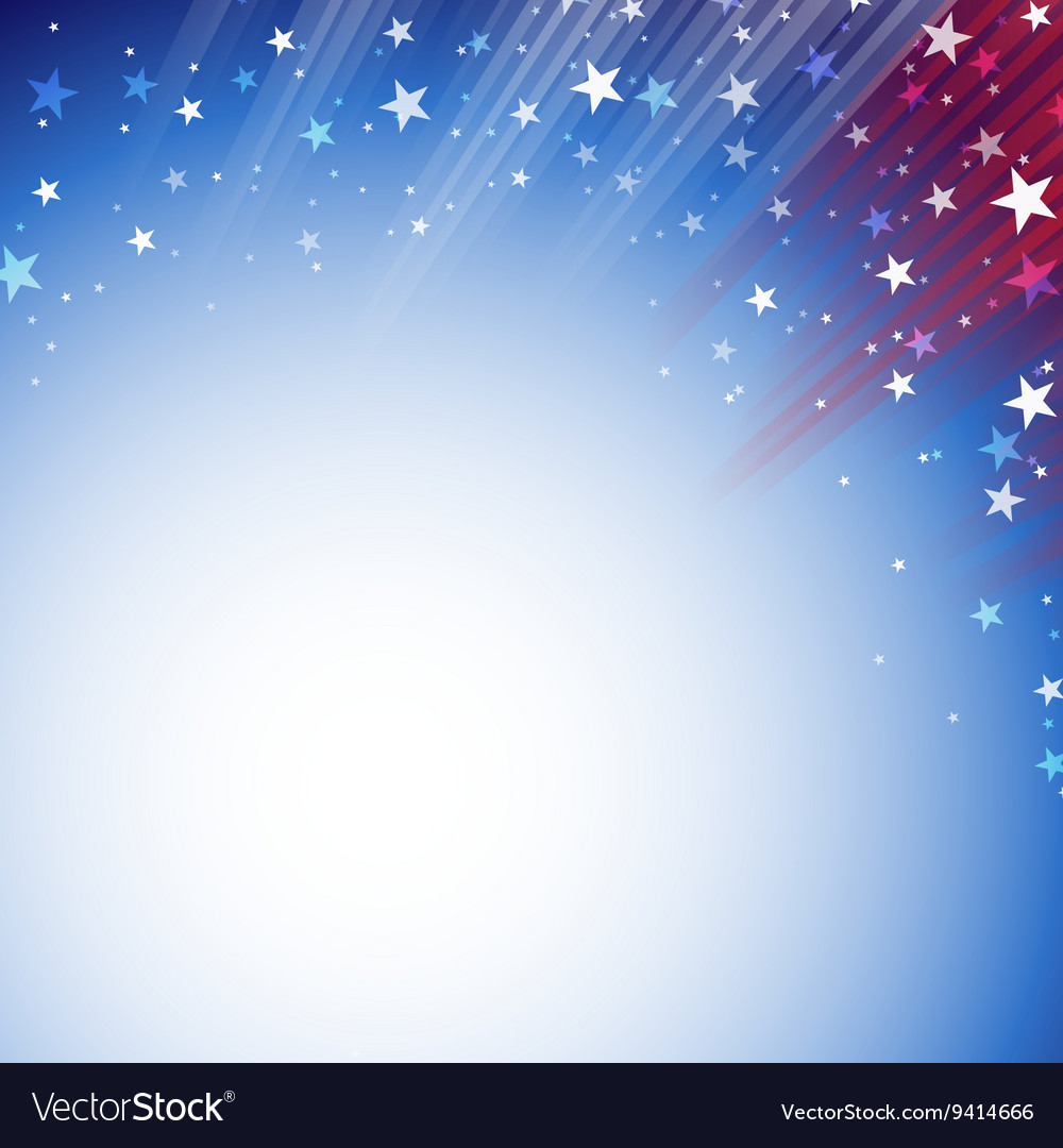Shiny american national flag waving for fourth
