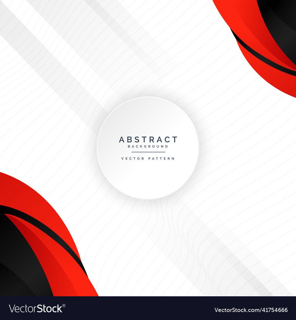 Stylish red business template design Royalty Free Vector