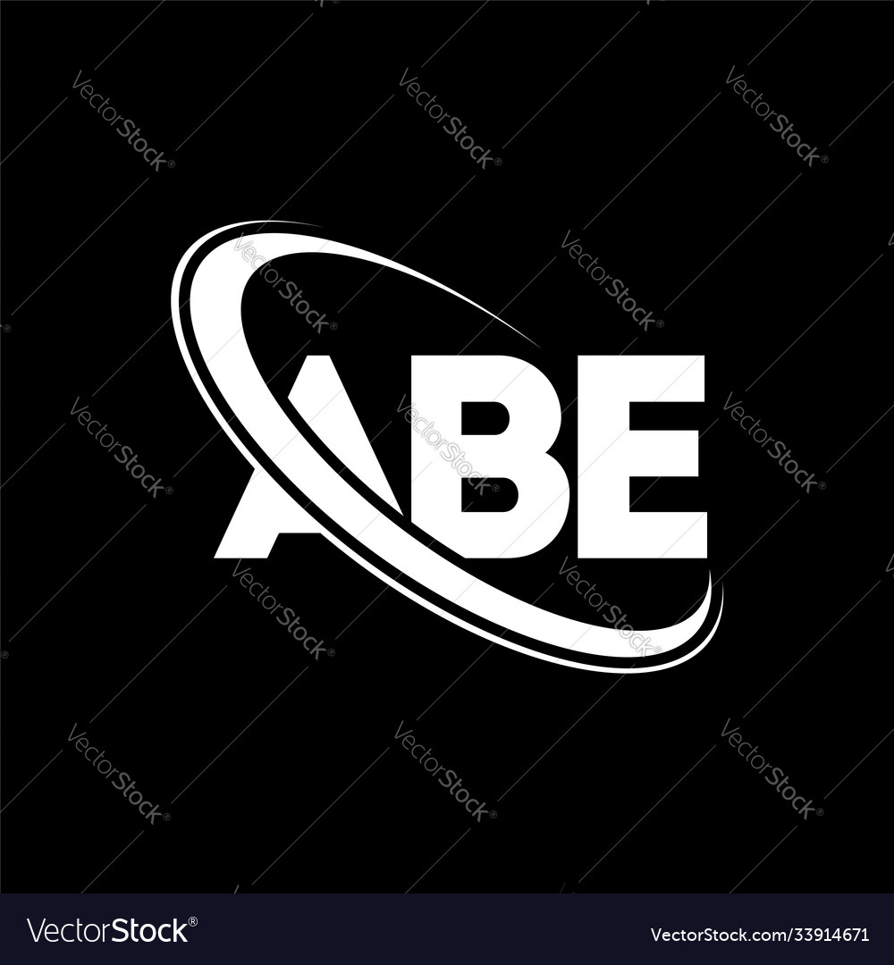 Abe logo a b e design white letter abea