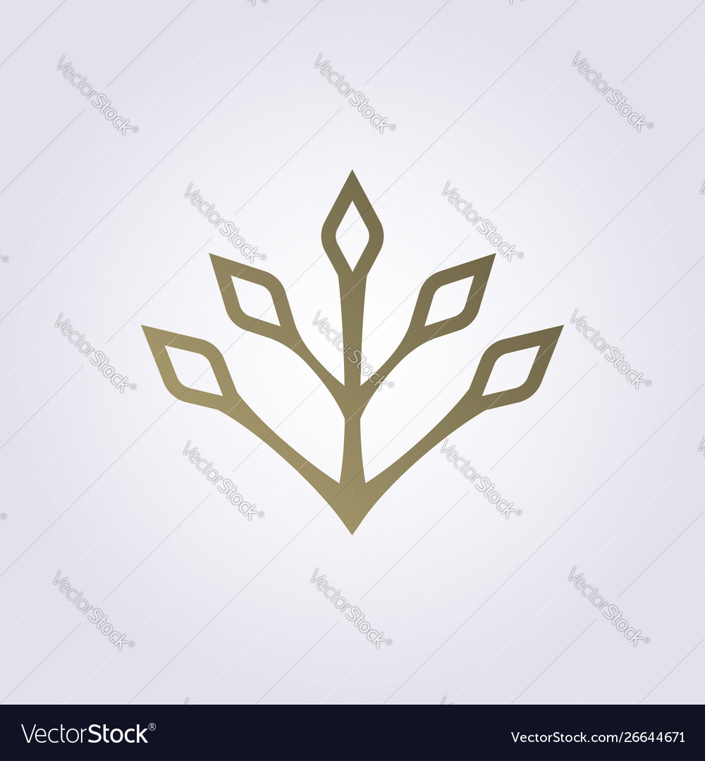 Moderne einfache Baum Design Clipart Symbol Logo