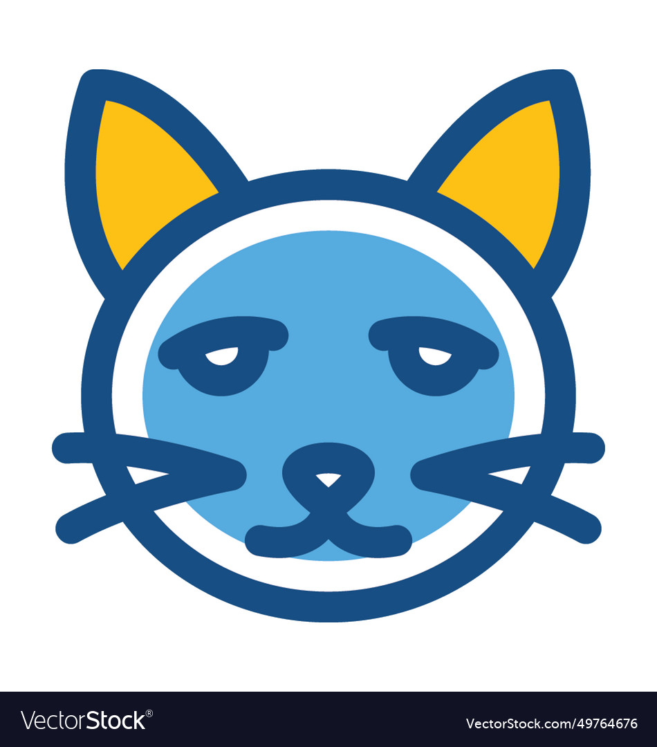 Cat line icon