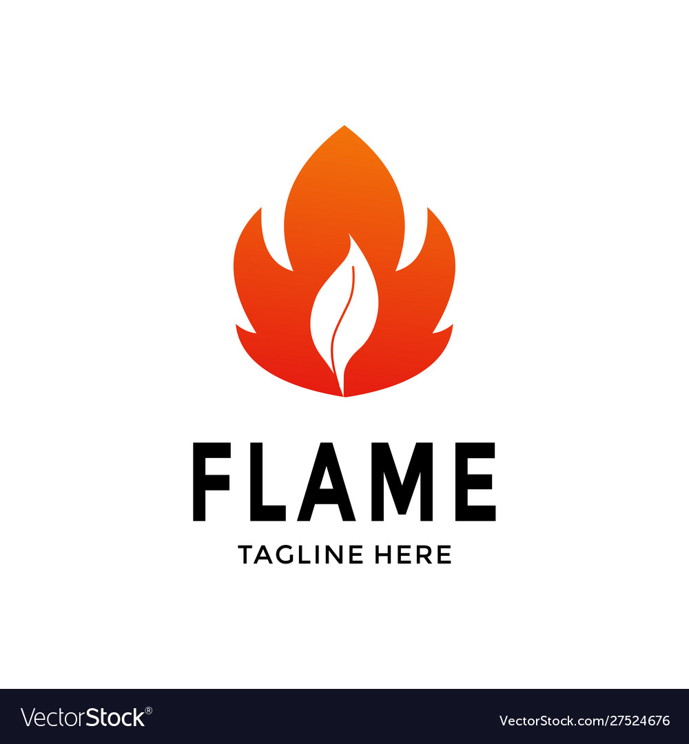 Feuerflamme Logo Vorlage Symbol