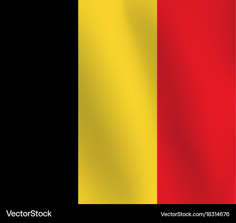 Flag belgium Royalty Free Vector Image - VectorStock