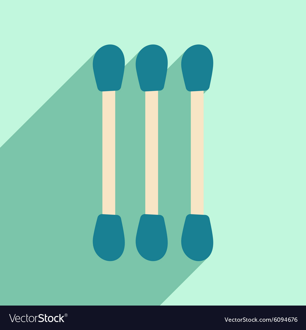 Flat with shadow icon and mobile application