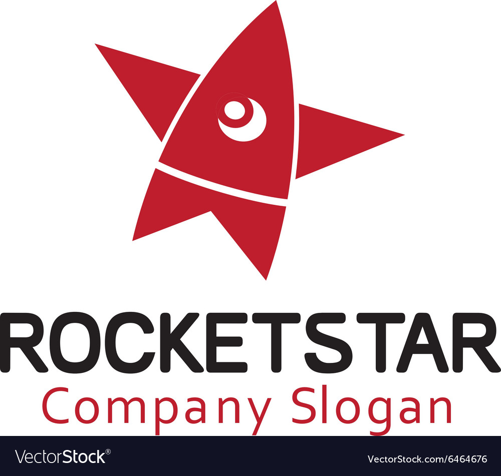 Rocket star design Royalty Free Vector Image - VectorStock