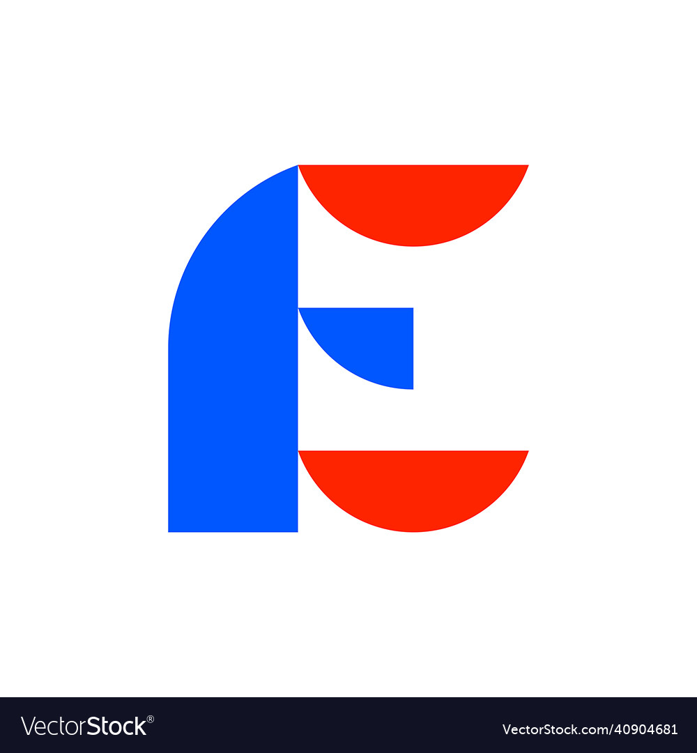 Letter e logo icon design