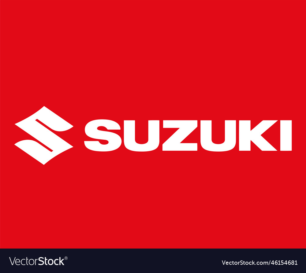 Suzuki brand logo car symbol with name