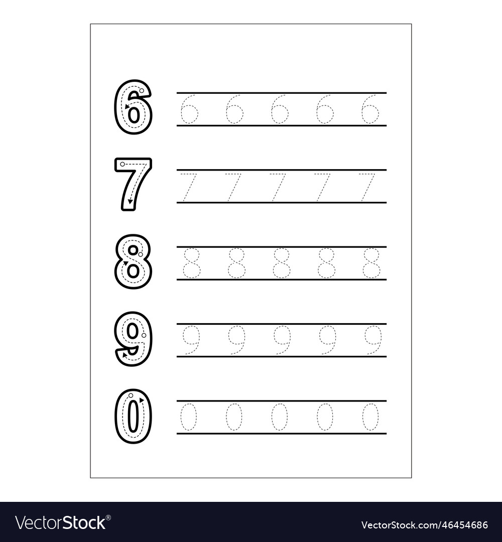 Writing numbers practice how