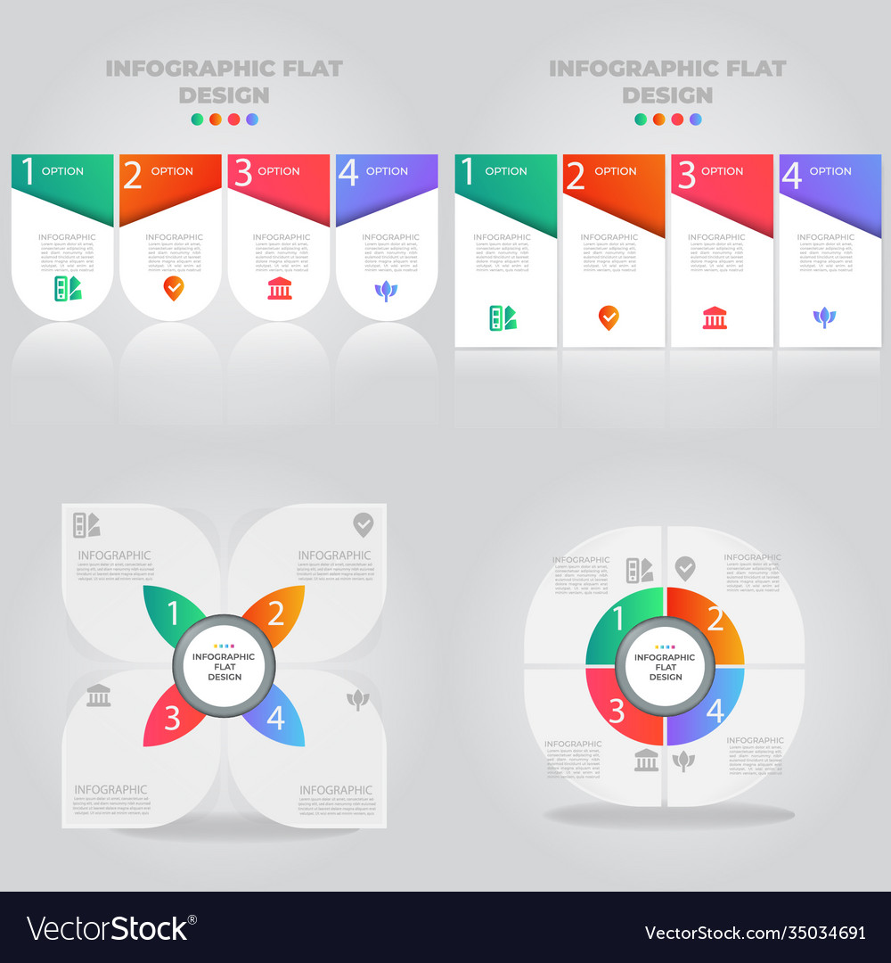 Business data visualization process chart