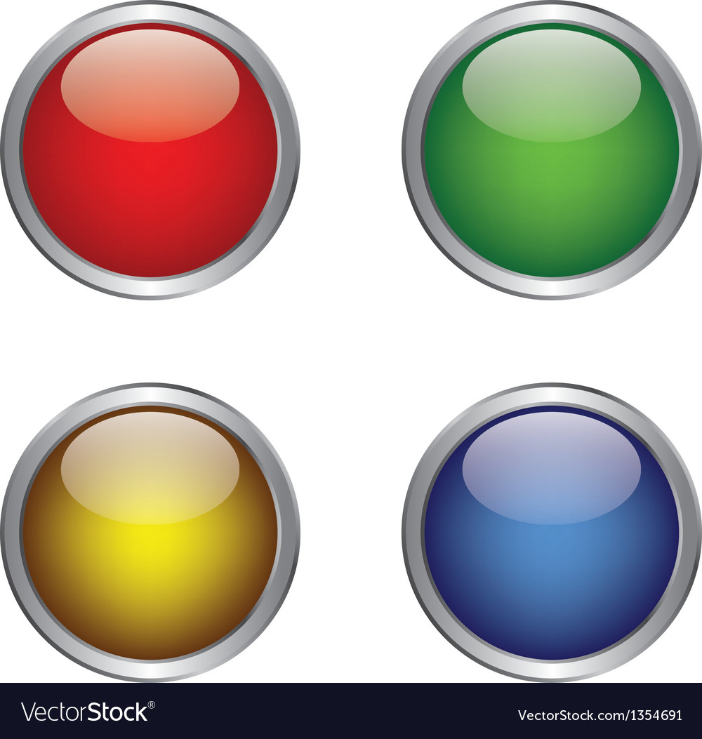 Button Royalty Free Vector Image - VectorStock