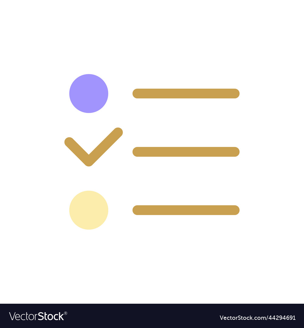 Checklist pixel perfect flat gradient color ui