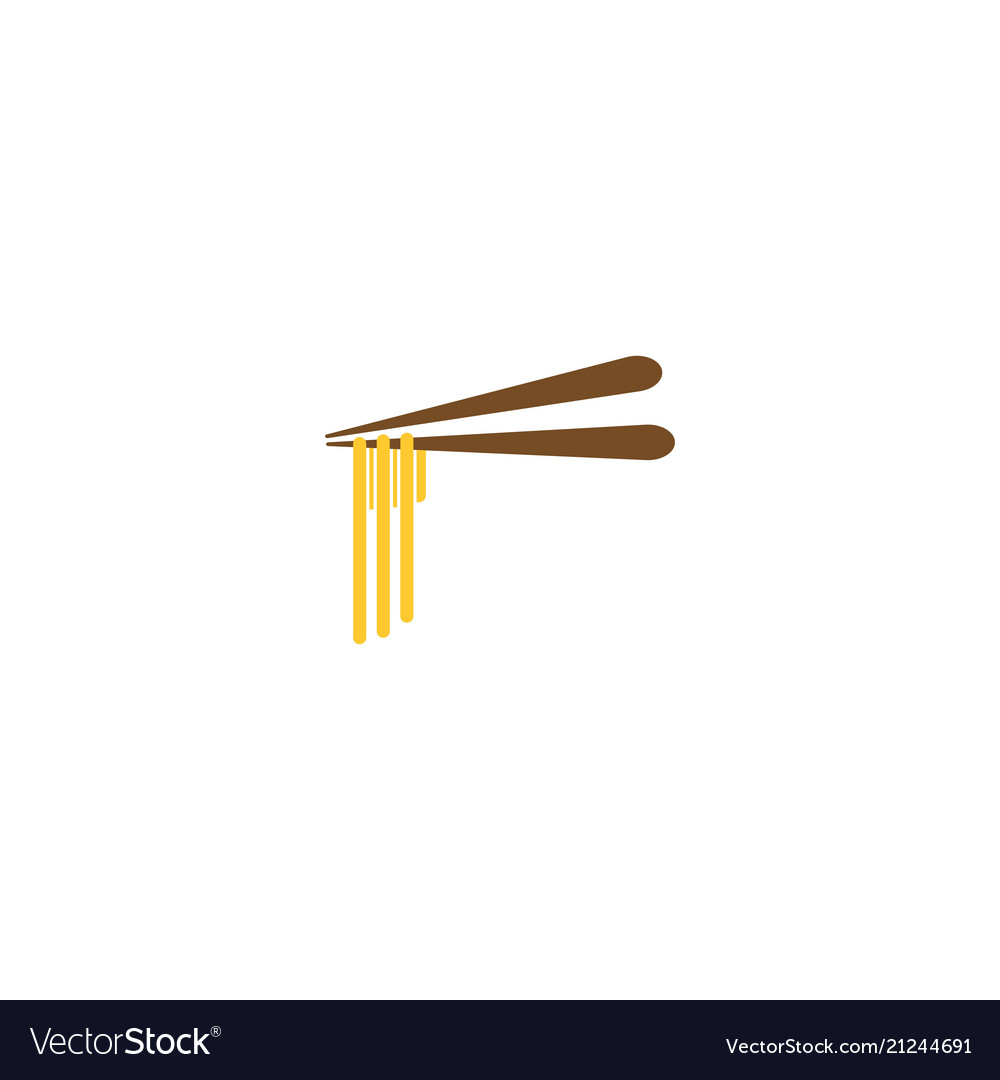 Delicious noodle on a bowl vector image Delicious noodle on a bowl