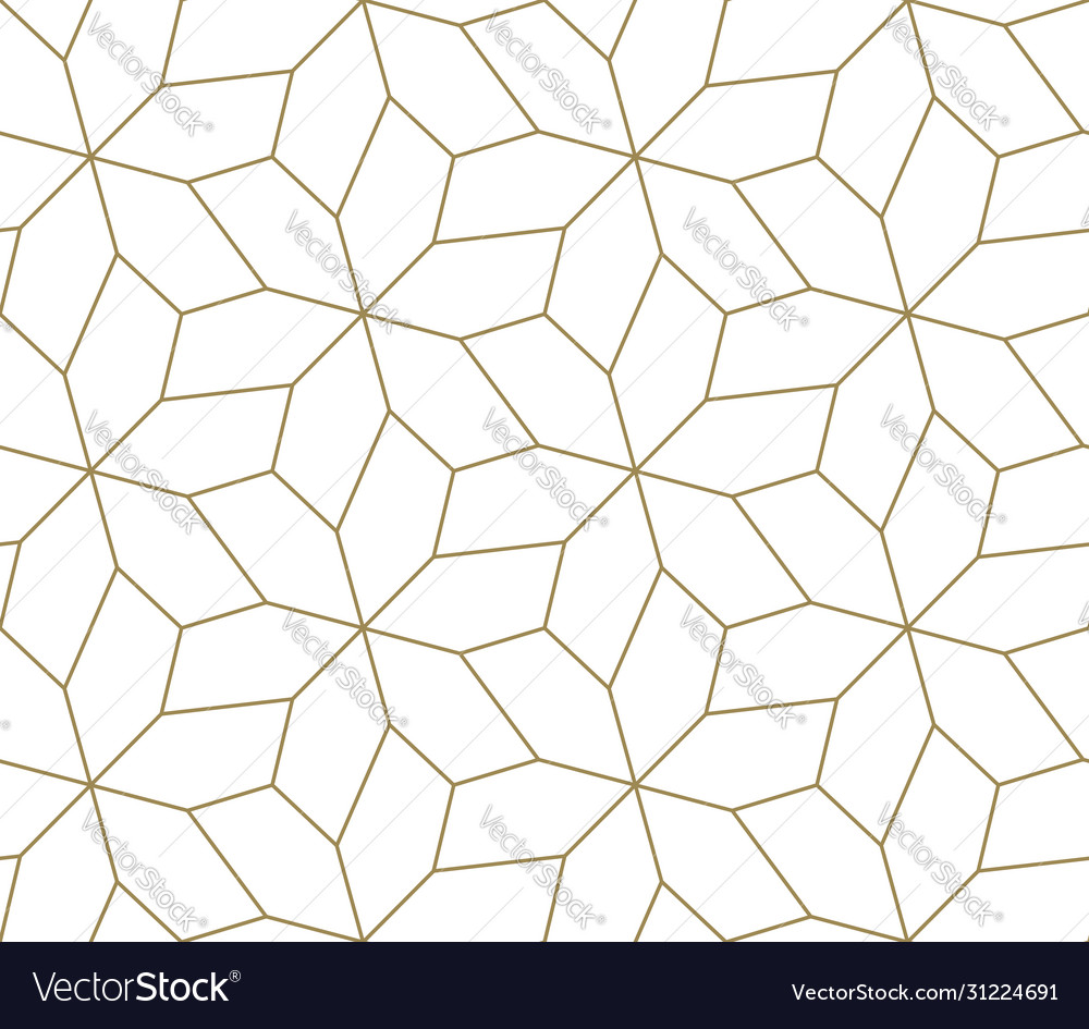 Seamless pattern with abstract geometric line vector image Seamless pattern with abstract geometric line