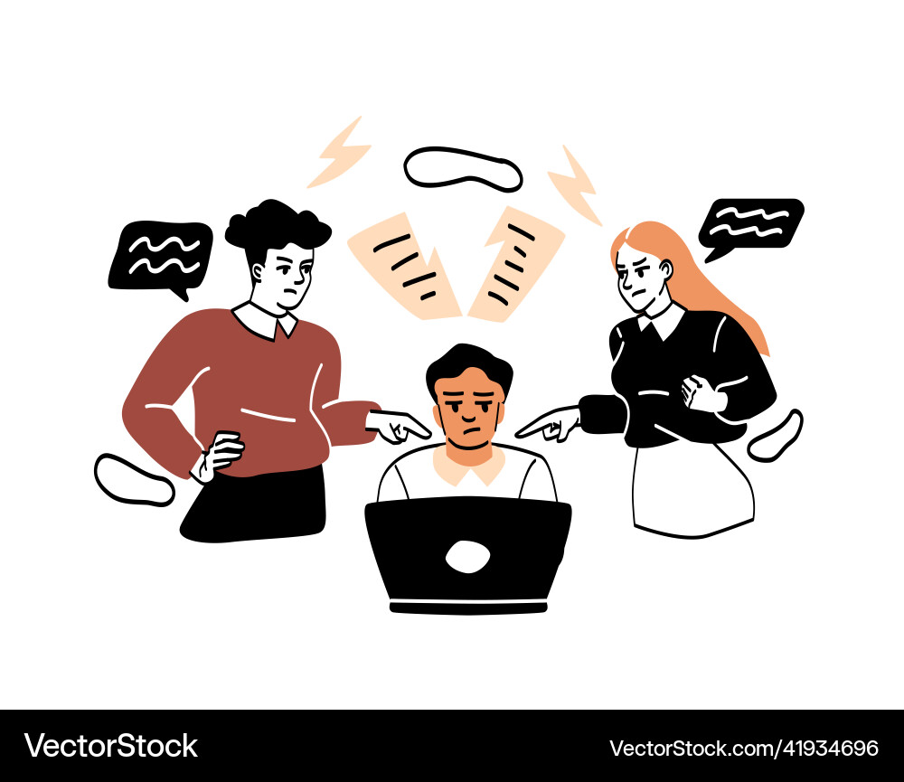 Failed or successful team abstract concept Vector Image