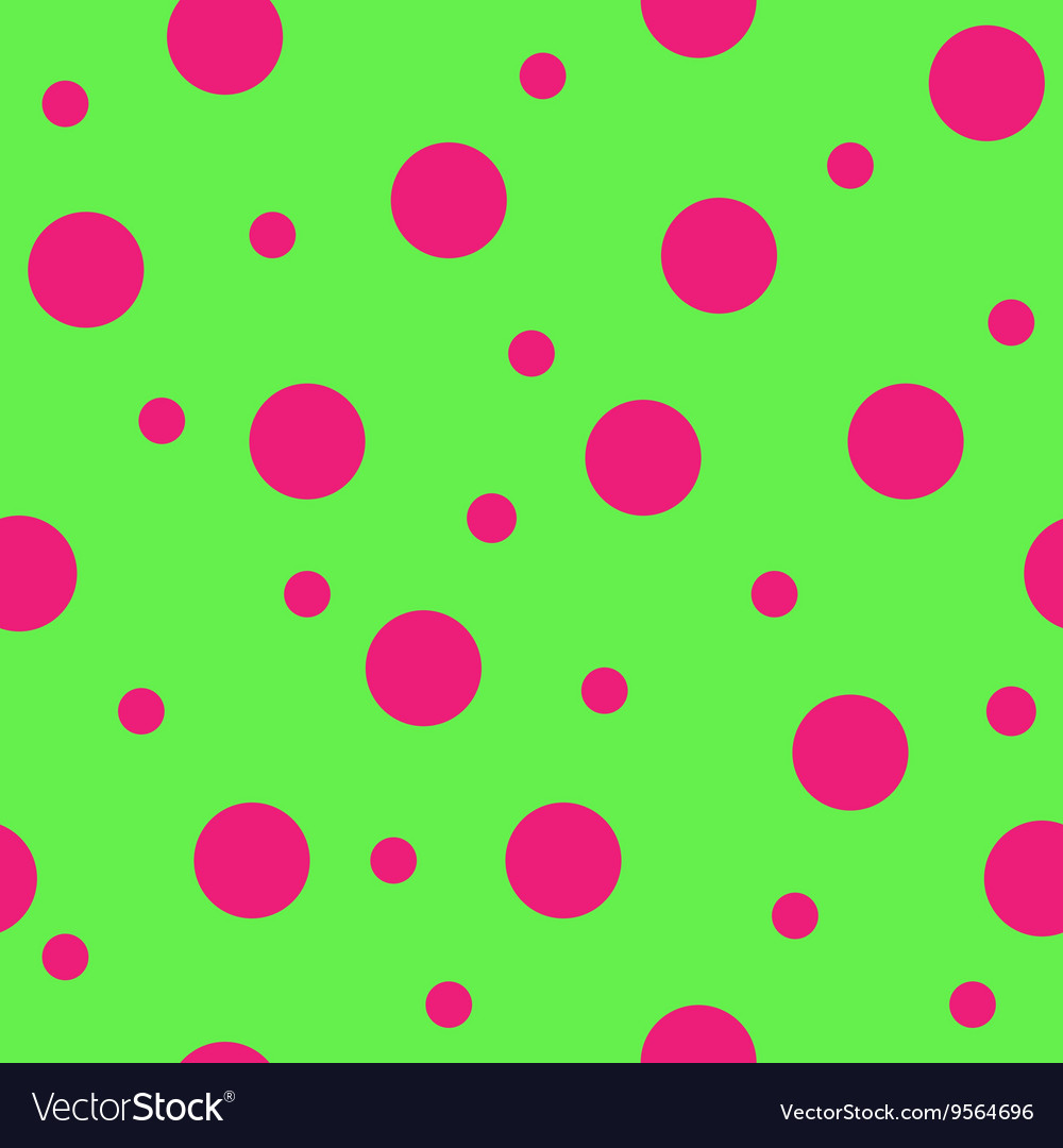 Polka dot pink seamless pattern