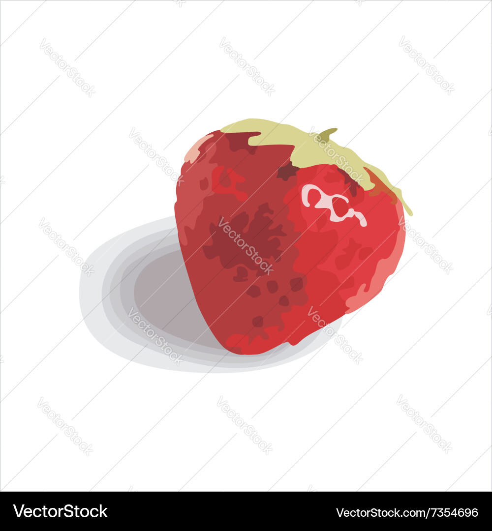 Red strawberry Royalty Free Vector Image - VectorStock