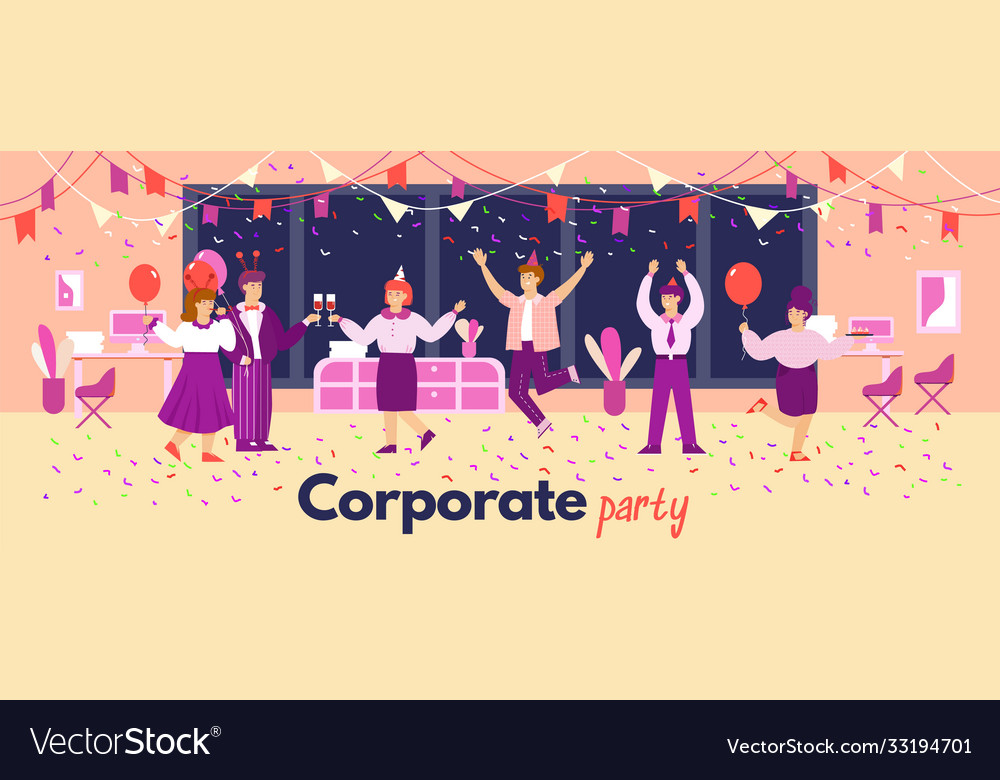 Banner a fun corporate party