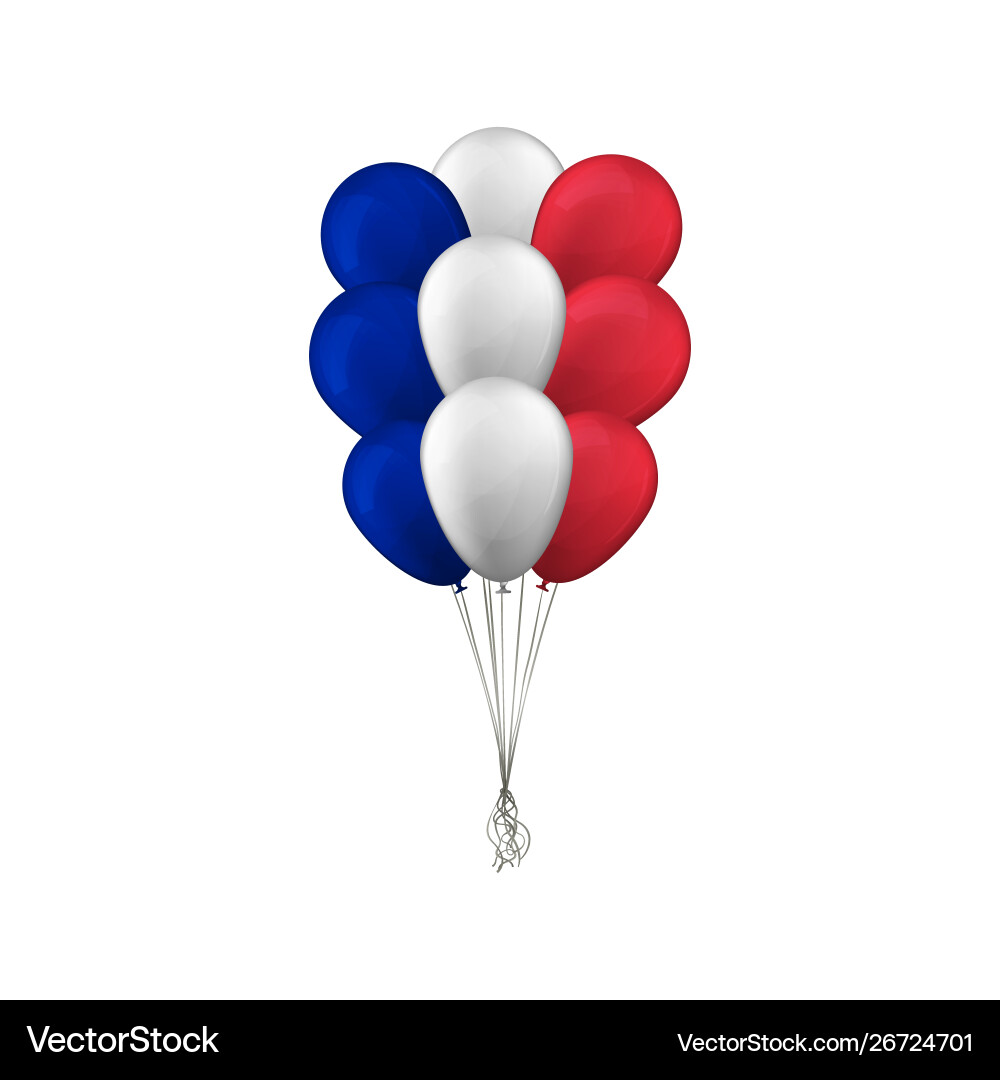Bunch balloons Royalty Free Vector Image - VectorStock