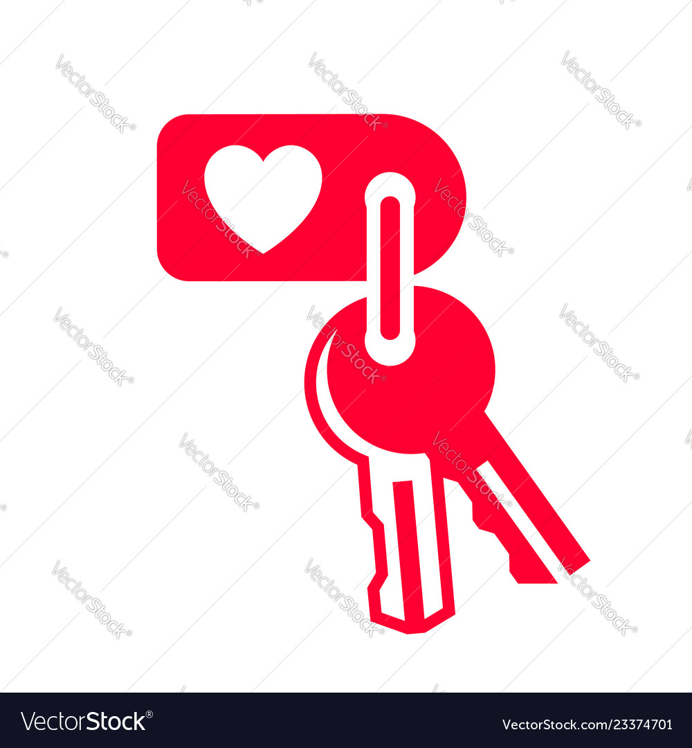 Love icon or valentines day sign designed vector image Love icon or valentines day sign designed