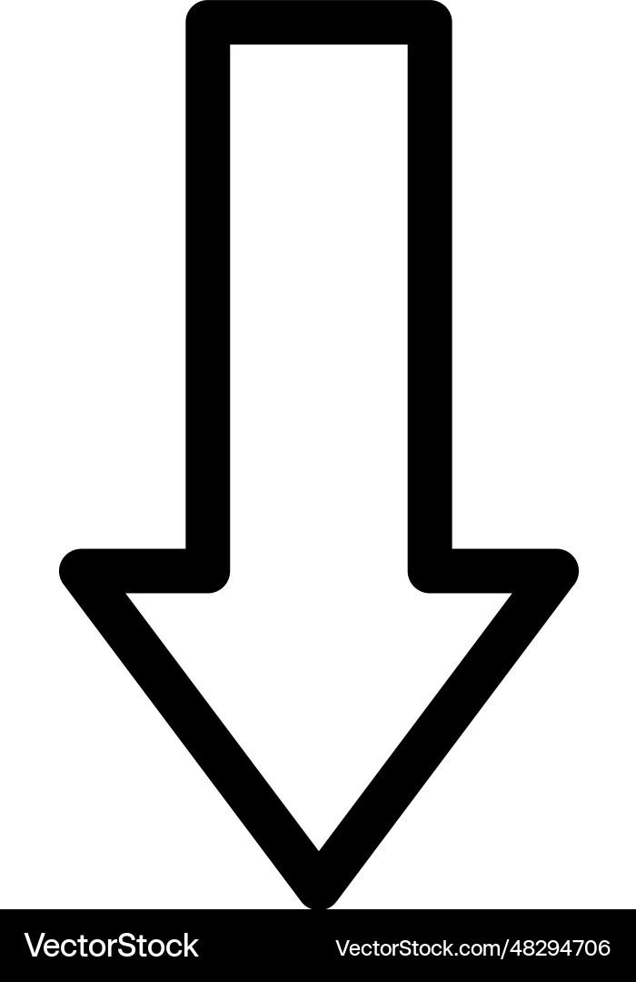 Arrow icon Royalty Free Vector Image - VectorStock